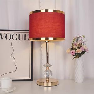 Modern Warm Creative European-Style Crystal Wedding Table <b>Lamp</b> <b>Touch</b>-Sensitive Dimming Luxury Light for Hotels - Product Image 1