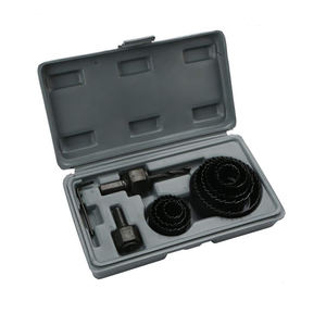 13 piezas de acero al carbono, yeso, agujero de techo, abridor de aserrado, juego de herramienta de perforación ocular - Product Image 3