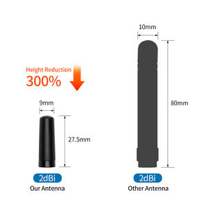 Antena Wifi 3dBi de 433MHz, 2 uds. al por mayor, con enchufe macho SMA, intensificador de señal recto de 3cm para enrutador inalámbrico, accesorios para Drones - Product Image 4