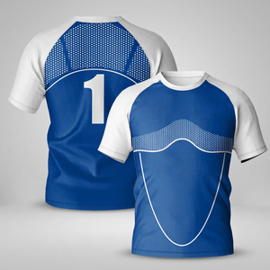 Camiseta de Rugby Personalizada, Ropa de Fútbol, Jersey de Rugby Sublimado, Poliéster Transpirable, OEM, ODM, Logotipo Personalizado al por Mayor - Product Image 1
