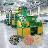 Ligne de recyclage de cartes de circuits imprimés de téléphones portables, équipement de broyage et de séparation de déchets de PCB
