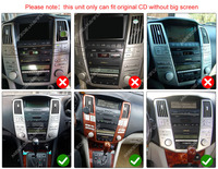 MEKEDE MS Android 12 8+128G Vidéo de voiture pour Lexus RX300 RX330 RX350 RX400H 2003-2009 Caméra 360° GPS Ventilateur de refroidissement SWC Audio Dvd