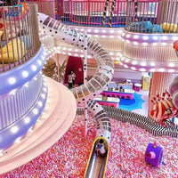 Aire de jeux pour enfants de parc public, conception personnalisée, professionnelle, piscine à balles, toboggan, trampoline, jeu intérieur, jeu souple, château espiègle