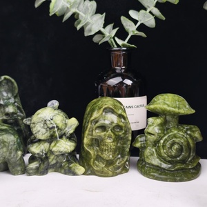 Artesanías de Cristal Natural Hechas a Mano al por Mayor, Múltiples Estilos, Estatua de Jade Xiuyan, Tallado de Cristal, Energía para Decoración del Hogar, Adorno - Product Image 5