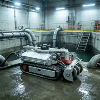 Robot de dragage sous-marin de qualité supérieure avec une capacité de 120 CBM/H pour les projets de restauration des lacs