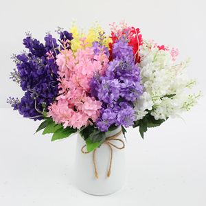 Bouquet de jacinthes artificielles Guanyi 35 cm, fleurs en soie, décoration d'intérieur, arrangement de mariage - Product Image 2