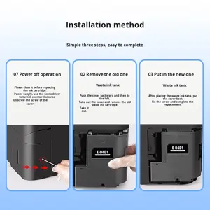 Haute qualité Compatible avec pour imprimante <span class=keywords><strong>Epson</strong></span> L11050 L11058 Boîte de maintenance <span class=keywords><strong>A3</strong></span> E-04D1 Réservoir d'encre usagée Remplacement du réservoir d'encre - Product Image 5