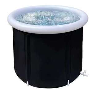 Baignoire de récupération par cryothérapie portable, durable et pliable pour adultes, en PVC gonflable, pour salle de bain - Product Image 1