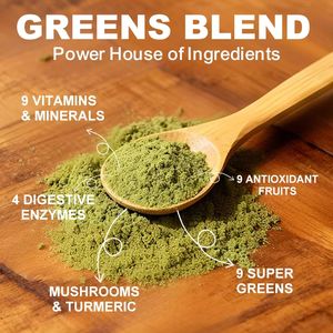 Polvere di Superfood Verde Biologico al Gusto di Fragola, il Migliore in Termini di Sapore, per Adulti e Donne in Gravidanza - Product Image 5