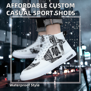 Zapatillas de running y caminar para hombre, transpirables, impermeables, con cordones, de malla, suela de goma, personalizables, al por mayor, económicas, de primavera - Product Image 2