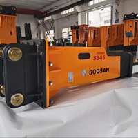 Accessoire d'excavatrice SB45 pour machines de 7 à 15 tonnes, garantie 1 an, corps principal jaune de 572 kg, provenant du Shandong