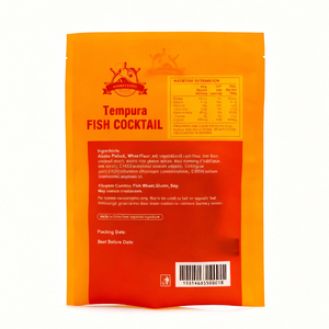 Sachet alimentaire transparent à trois soudures latérales pour céréales, snacks et produits secs, avec fermeture épaisse et impression de logo personnalisée - Product Image 3