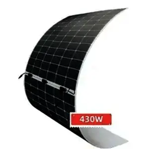 SUNMAN Panel surya fleksibel, Panel surya ETFE 430W untuk mobil/rumah sistem energi surya