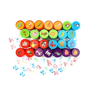 Produttori di Alimentazione Dei <span class=keywords><strong>Bambini</strong></span> Animale Sveglio Del Fumetto Self-ink Rotonda EVA L'insegnamento Timbro Timbro - Product Image 2