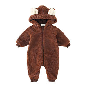 <span class=keywords><strong>Orsacchiotto</strong></span> <span class=keywords><strong>tutina</strong></span> da bambino tute da bambino con cerniera a manica lunga felpa invernale <span class=keywords><strong>neonato</strong></span> calda tuta personalizzata per bambini - Product Image 2