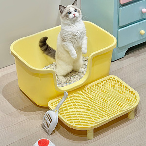 Litter mat to prevent littering, extra-large litter <b>control</b> foot pedal, litter box, litter <b>control</b> <b>stand</b>, double-layered raised - Product Image 3