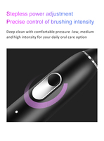 Brosse à dents électrique sonique OEM, Rechargeable IPX7, étanche, électronique, blanchiment des dents, minuterie pour adulte