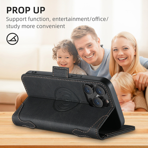Nuovi prodotti di ricarica senza fili in pelle rimovibile portafoglio custodia per <span class=keywords><strong>iPhone</strong></span> 16 15 14 13 <span class=keywords><strong>12</strong></span> <span class=keywords><strong>Pro</strong></span> <span class=keywords><strong>Max</strong></span> custodia per telefono - Product Image 3