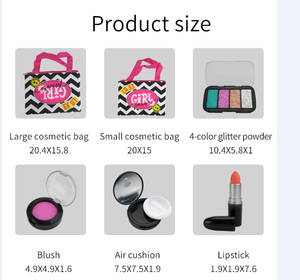 Il mio Primo <span class=keywords><strong>Principessa</strong></span> Lavabile Make Up Set Finta di Trucco per le Ragazze-sacchetto di Trucco Giocattoli per le Ragazze con Comesmetic - Product Image 2