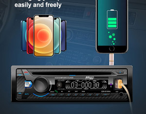 Duy Nhất DIN Bảng Điều Khiển Xe MP3 Cho Máy Nghe Nhạc RGB Đài Phát Thanh Tuner Điều Khiển Từ Xa CD SD Kết Nối Thẻ USB Khuếch Đại 1 Năm Bảo Hành - Product Image 2