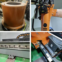 Robot para Fabricación de Prótesis, Brazo Robótico CNC Kuka 210 de 6 Ejes, Control Syntec, Servomotor Yaskawa Japonés, Cambio Automático de Herramienta, Refrigeración por Aire