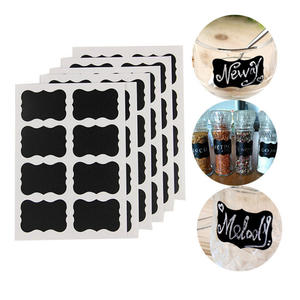 Reusable Blackboard Sticker Custom Shape Kitchen <b>Jars</b> Glass Bottle Spice Waterproof Chalkboard <b>Labels</b> - Product Image 5
