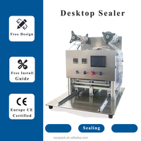 Machine de scellage semi-automatique de table haute vitesse et efficace pour sacs en papier, barquettes en plastique et films, personnalisable en usine