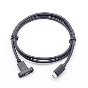 Cavo Adattatore USB Type C 3.1 per Montaggio a Pannello, USB-C 3.1 Gen2 10Gbps Maschio a USB C Femmina con Fissaggio a Vite - Product Image 6