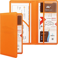 Porte-cartes d'assurance automobile et de permis de conduire personnalisé avec logo, élégant, imperméable, essentiel pour les documents de remorque et de camion