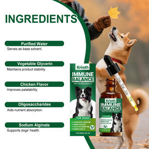 Consegna Rapida, Integratore per Cani per Migliorare la Digestione e il Sistema Immunitario, Gocce Erboristiche per Allergie e Supporto Immunitario - Product Image 2