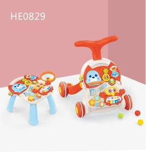 Girello 2 in 1 per Neonati e Bambini che Imparano a Camminare, Giocattolo Educativo per Sediarsi e Stare in Piedi, per Bambini da 6-12 Mesi - Product Image 3