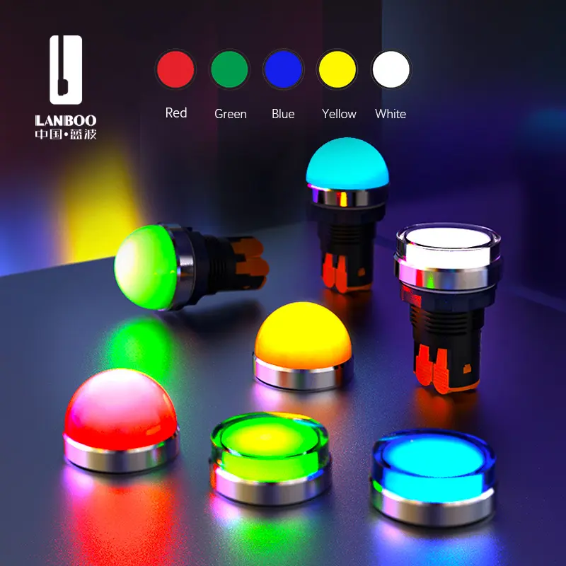 LANBOO SA1Z1 série sécurité à courant élevé miroir lumineux LED indicateur lumineux