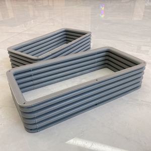 غطاء أنابيب مموج مسطح مربع الشكل من السيليكون عالي الجودة من مصنع صيني - Product Image 1