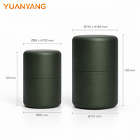 Conteneur d'emballage personnalisé en aluminium anodisé léger pour poudre de vitamines, boîtes en aluminium réutilisables pour produits de santé