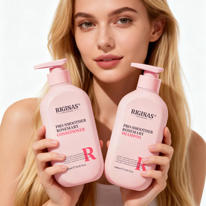 Champú y Acondicionador Pro-Smoother con Romero de Riginas Private Label 1000ML <span class=keywords><strong>para</strong></span> proteger <span class=keywords><strong>el</strong></span> cabello teñido y con permanente. - Product Image 2