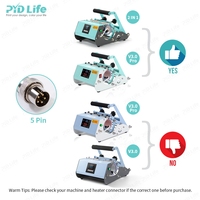 PYD Life 40oz Sublimation bouteille d'eau gobelet tasse chauffage presse à chaud accessoire pour Tumbler presse Machine