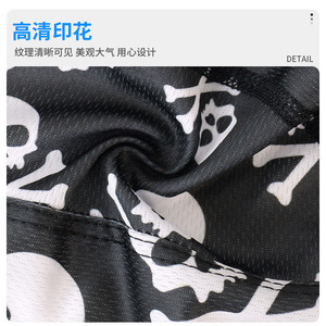 Breathable Mesh Sweatband With Skull Print Lightweight Quick Dry For Cycling Sports Headwear Adult Universal Fit - Product Image 4