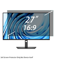 Filter Privasi Anti Spy 2 Arah untuk PC 27" 16:9 Anti Gores Dapat Dilepas Pemblokir Cahaya Biru Anti Silau Anti Sidik Jari