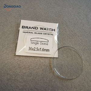 Lente de reloj de cristal de doble cúpula individual hecha a medida - Product Image 2