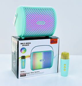 Soldes ZQS1482 <span class=keywords><strong>Barre</strong></span> <span class=keywords><strong>de</strong></span> <span class=keywords><strong>son</strong></span> Enceinte portable RGB 4 pouces Caixa <span class=keywords><strong>De</strong></span> Som Système Hi-Fi Enceinte Bluetooth - Product Image 2