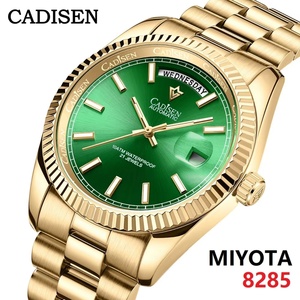 CADISEN DD40 ผู้ชายหรูหรานาฬิกากลไกอัตโนมัติ ตัวเรือนสแตนเลส คริสตัลแซฟไฟร์ 10 บาร์ กันน้ำญี่ปุ่น MIYOTA - Product Image 2