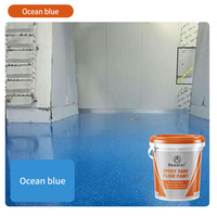 Revêtement de Sol Époxy Autolissant Effet Marbre avec Flocons de Sable Coloré Peinture Époxy pour une Protection de Sol Améliorée