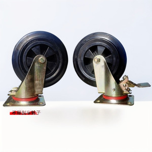 Garbage <b>Bin</b> <b>Wheels</b> 1100L Universal With Brake For Sanitation Truck Parts - Product Image 1