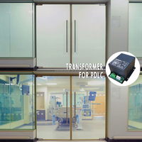 Film intelligent TQX Pdlc 60V, film intelligent pour verre, film teinté électrique PDLC, alimentation 30W, transformateur pour verre intelligent