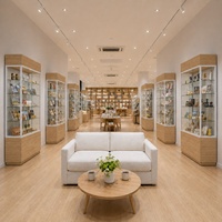Vitrine haute pour cigarettes avec porte coulissante à bascule, présentoir en verre pour supermarché et magasin de proximité, étagère sécurisée et pratique