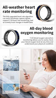 Pulsera Inteligente de Acero con Monitor de Ritmo Cardíaco, Oxígeno en Sangre, Detección del Sueño, Contador de Pasos, Pantalla Táctil, Resistente al Agua IP68, Inalámbrica