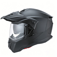 Casques de moto homologués DOT ECE, casques intégraux pour moto tout-terrain, casques de motocross à double visière, casques de moto tout-terrain