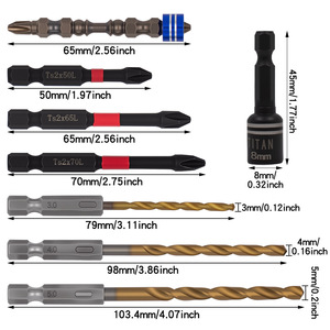 Guest Quality 10pc Repair Tool Set 1/4 In <b>Torx</b> <b>Bits</b> High Carbon Steel Mechanical Repair Kit - Product Image 1