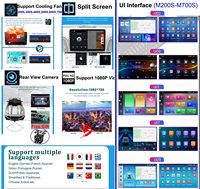 Pour Toyota Mark X X120 2004-2009 Autoradio Android 15 9 pouces Bluetooth sans fil CarPlay Caméra de recul Unité centrale