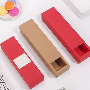 Factory Price Custom Eco-Friendly Reusable <b>Small</b> Gift <b>Drawer</b> Slide Paper Boxes Sponge Lining Matt Lamination Four-Color for - Product Image 1